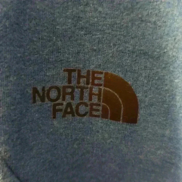 The North Face quarter zip sweatshirt, blue large - Picture 9 of 12